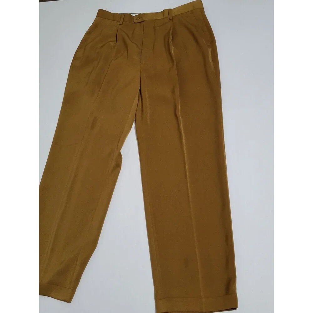 Monte Carlo Dress Pants Size Men's 38x34 Brown